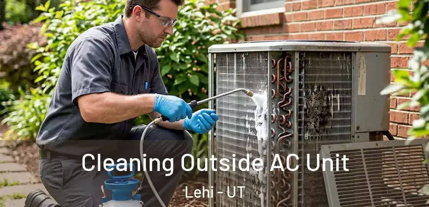 Cleaning Outside AC Unit Lehi - UT