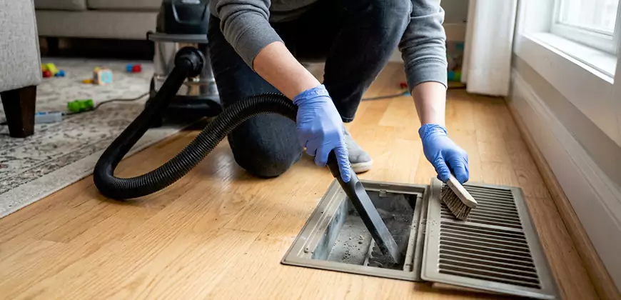 Ducted Heating Filter Cleaning in Lehi